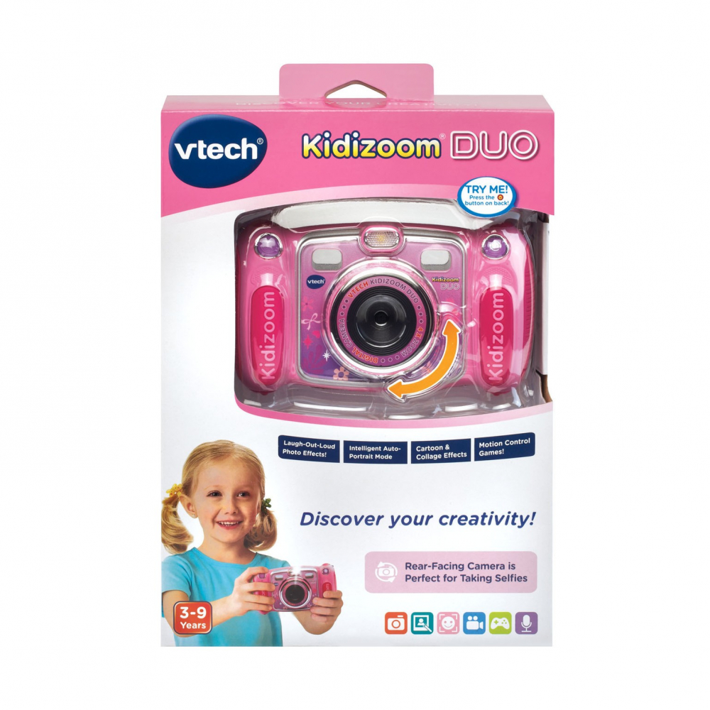 Vtech Цифровая камера Kidizoom duo розовый