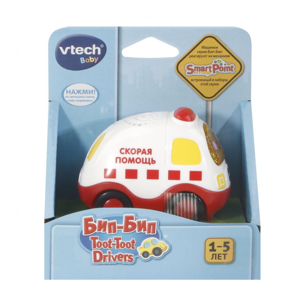 Машинка Скорой помощи 80-119726 от Vtech за 1 286 руб. Купить на  VtechToys.ru